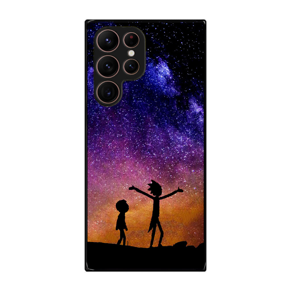 Morty Space Nebula Galaxy S22 Ultra 5G Case