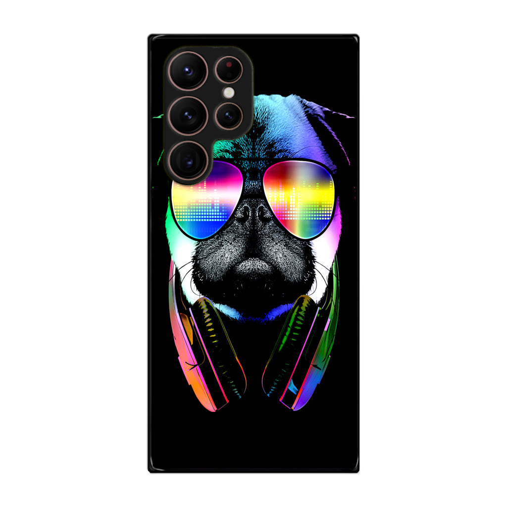 Music Lover Pug V Galaxy S22 Ultra 5G Case