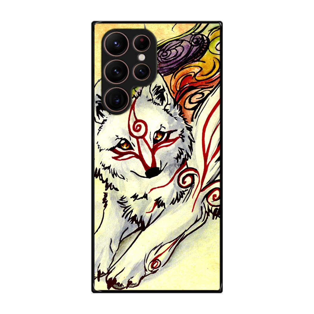 Okami Amaterasu Galaxy S22 Ultra 5G Case