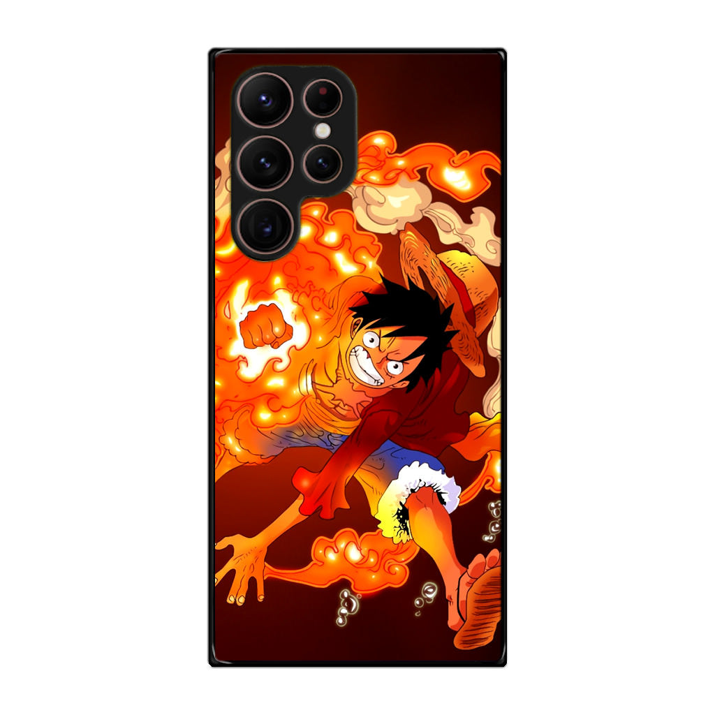 One Piece Luffy Red Hawk Galaxy S22 Ultra 5G Case