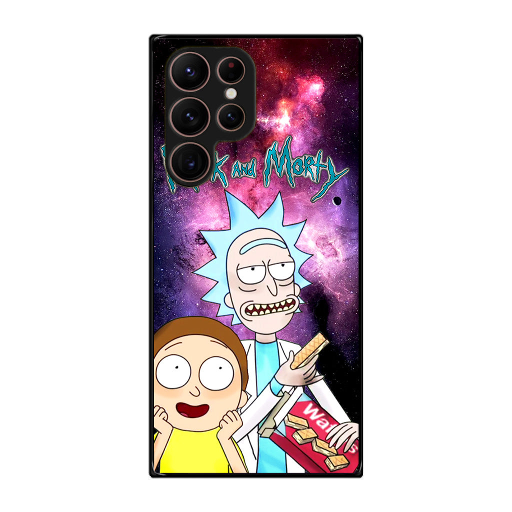 Rick And Morty Nebula Space Galaxy S22 Ultra 5G Case