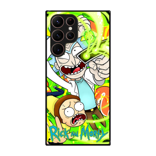 Rick And Morty Shoot Portal Gun Galaxy S22 Ultra 5G Case