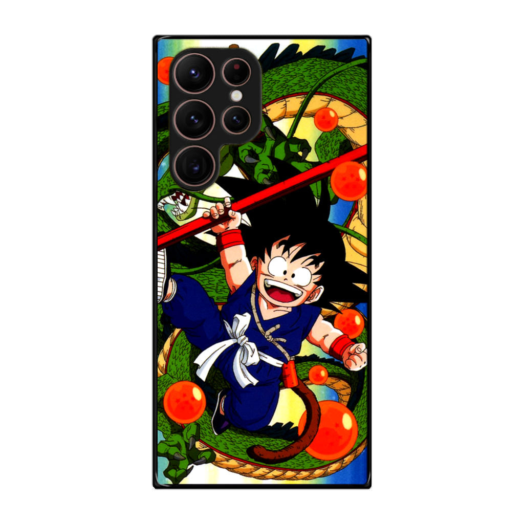 Shenlong And Little Goku Dragon Ball Galaxy S22 Ultra 5G Case