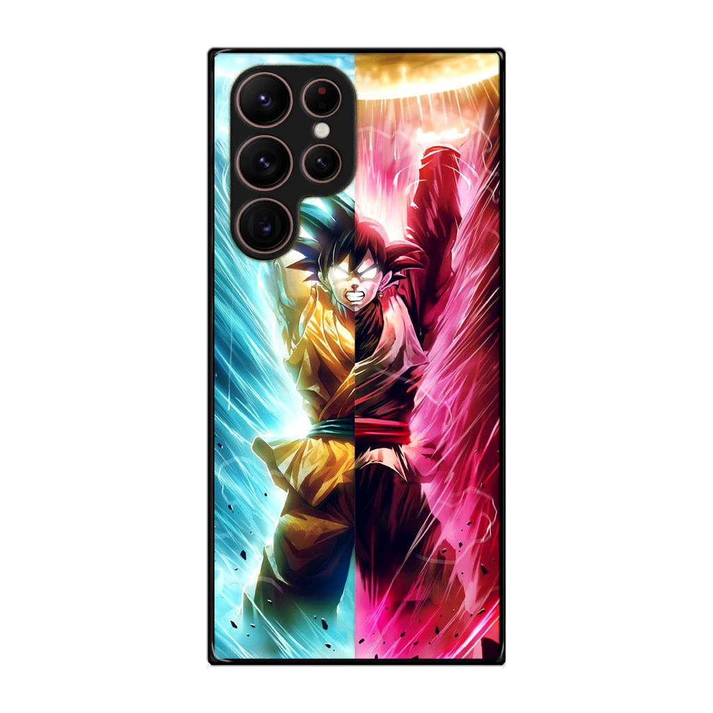 Spirit Bomb Split Goku Dragon Ball Galaxy S22 Ultra 5G Case