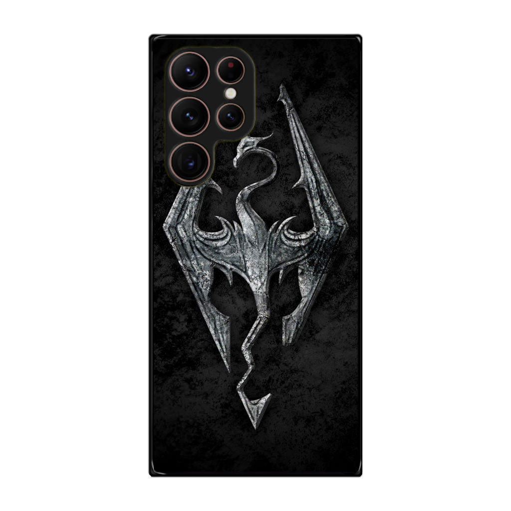 The Elder Scrolls V Skyrim Logo Galaxy S22 Ultra 5G Case