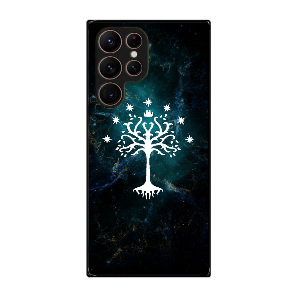 White Tree Of Gondor In Space Nebula Galaxy S22 Ultra 5G Case