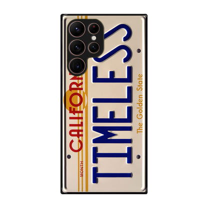 Back to the Future License Plate Timeless Galaxy S22 Ultra 5G Case