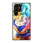 Goku SSJ 1 to SSJ Blue Galaxy S22 Ultra 5G Case