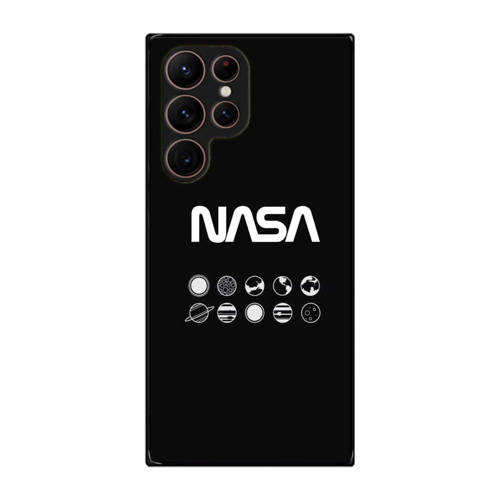 NASA Minimalist Galaxy S22 Ultra 5G Case