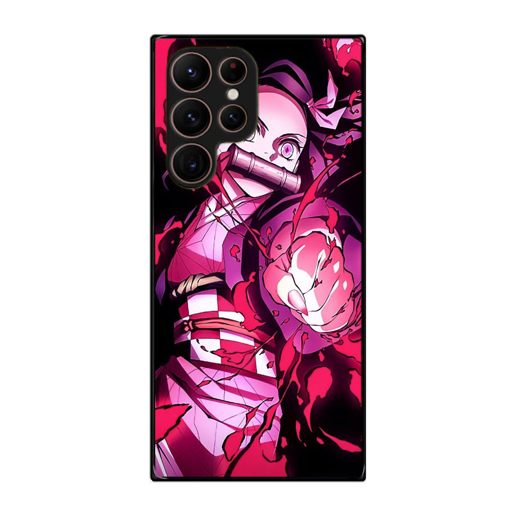 Nezuko Blood Demon Art Galaxy S22 Ultra 5G Case