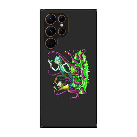 Rick And Morty Pass Through The Portal Galaxy S22 Ultra 5G Case