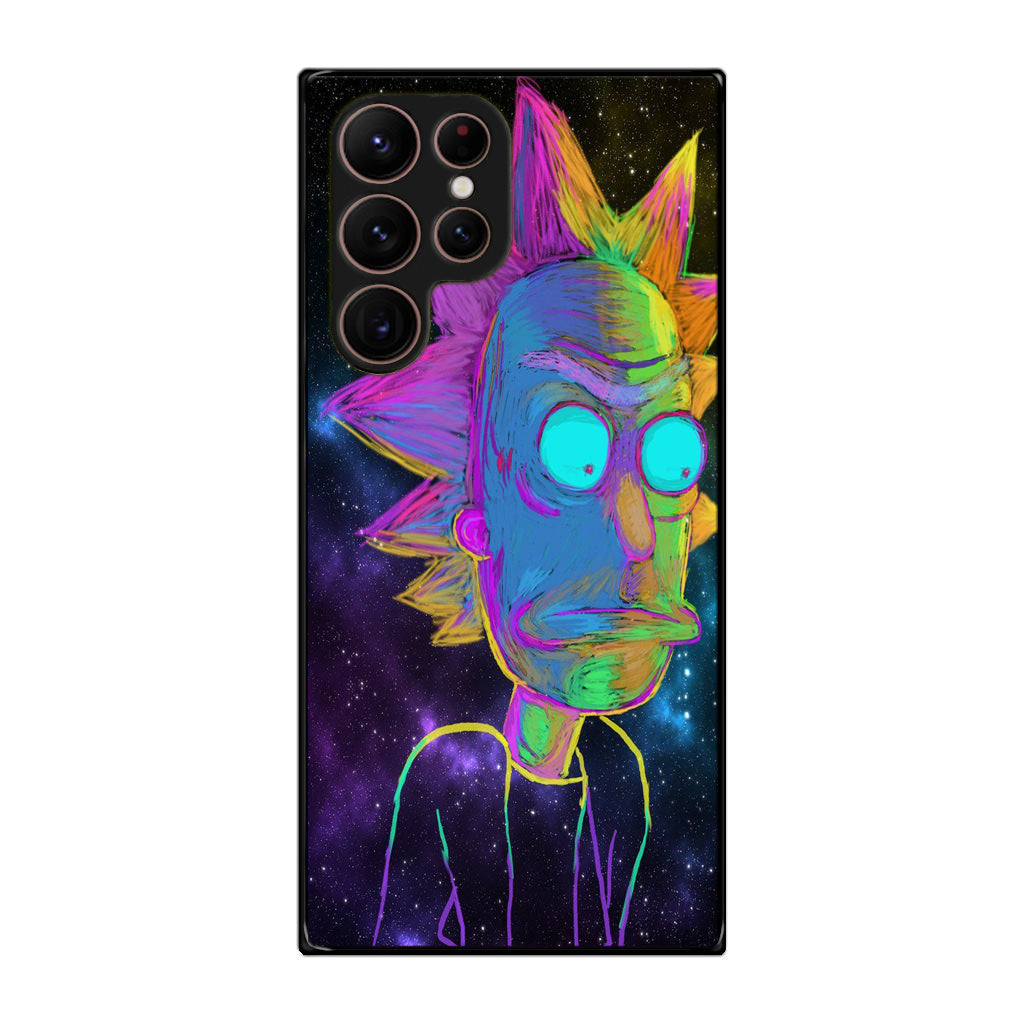 Rick Colorful Crayon Space Galaxy S22 Ultra 5G Case