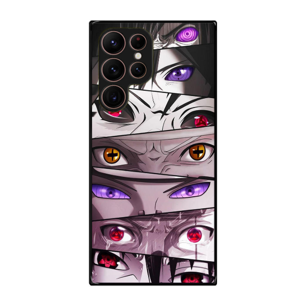 The Powerful Eyes on Naruto Galaxy S22 Ultra 5G Case