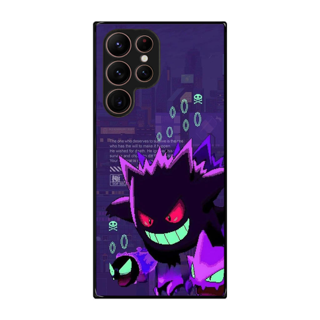 Gengar Pixel Art Galaxy S22 Ultra Case