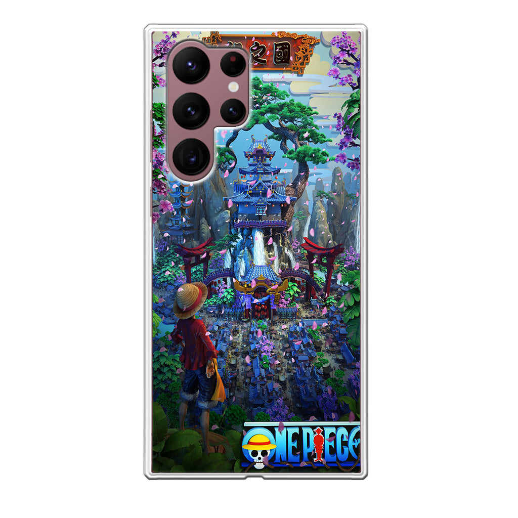 Flower Capital of Wano One Piece Galaxy S22 Ultra 5G Case