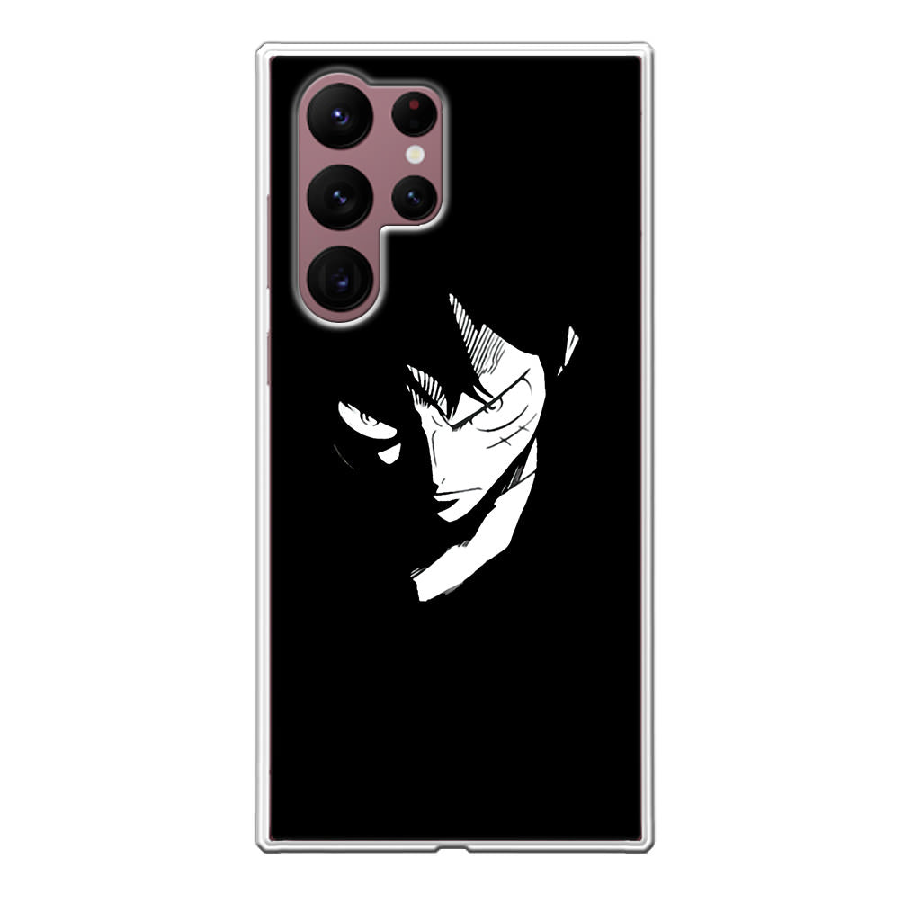 Monkey D Luffy Silhouette Galaxy S22 Ultra 5G Case