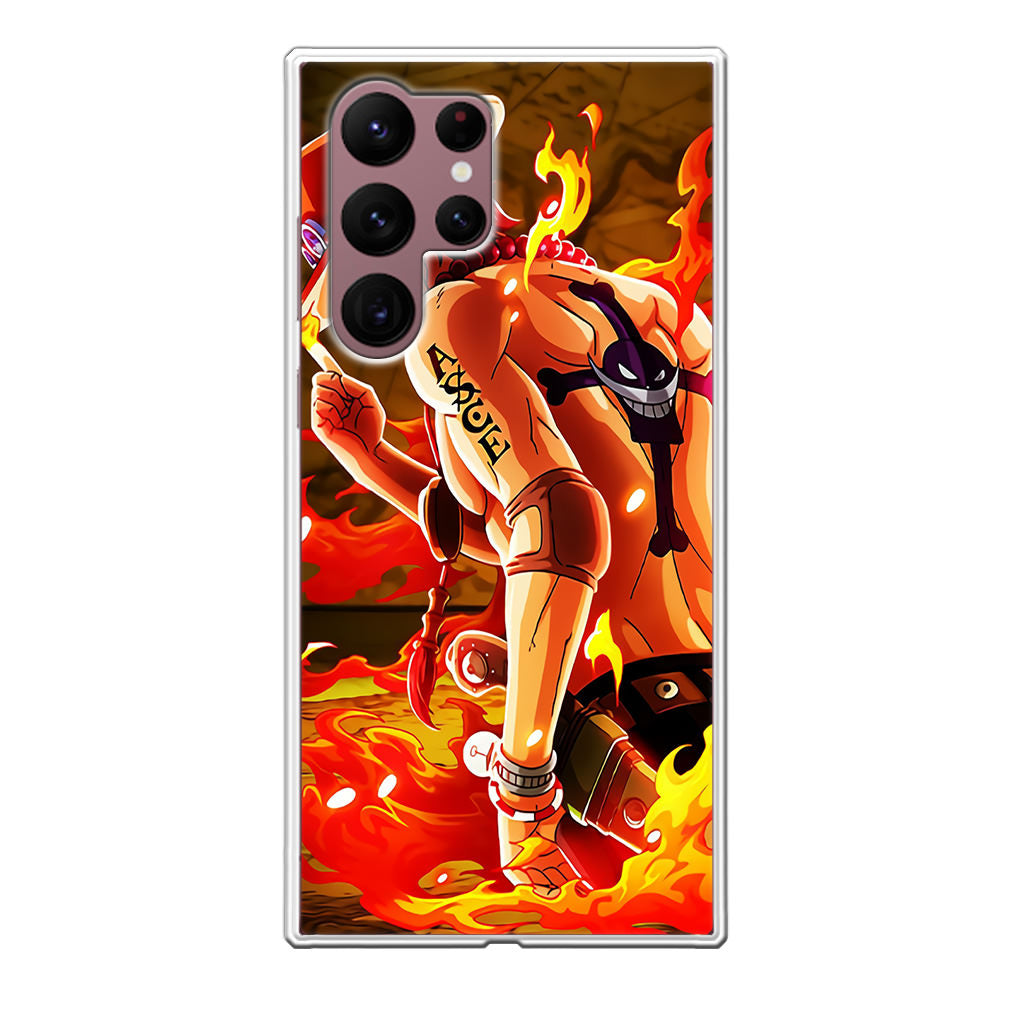 Portgas D Ace Galaxy S22 Ultra 5G Case