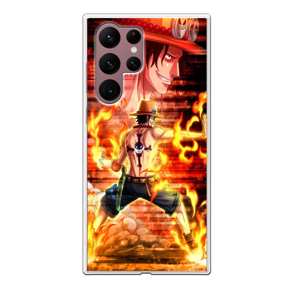 Portgas D Ace One Piece Galaxy S22 Ultra 5G Case