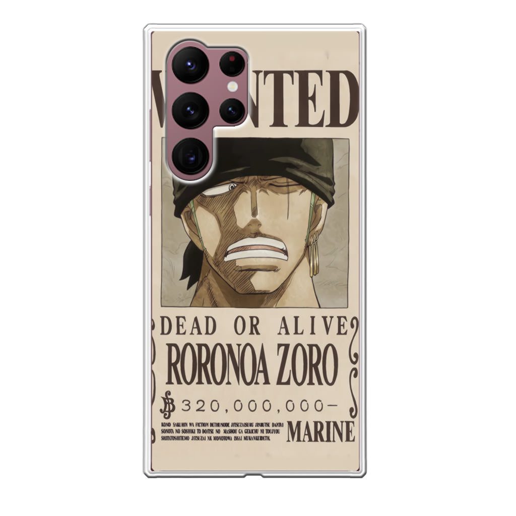 Roronoa Zoro Bounty Galaxy S22 Ultra 5G Case