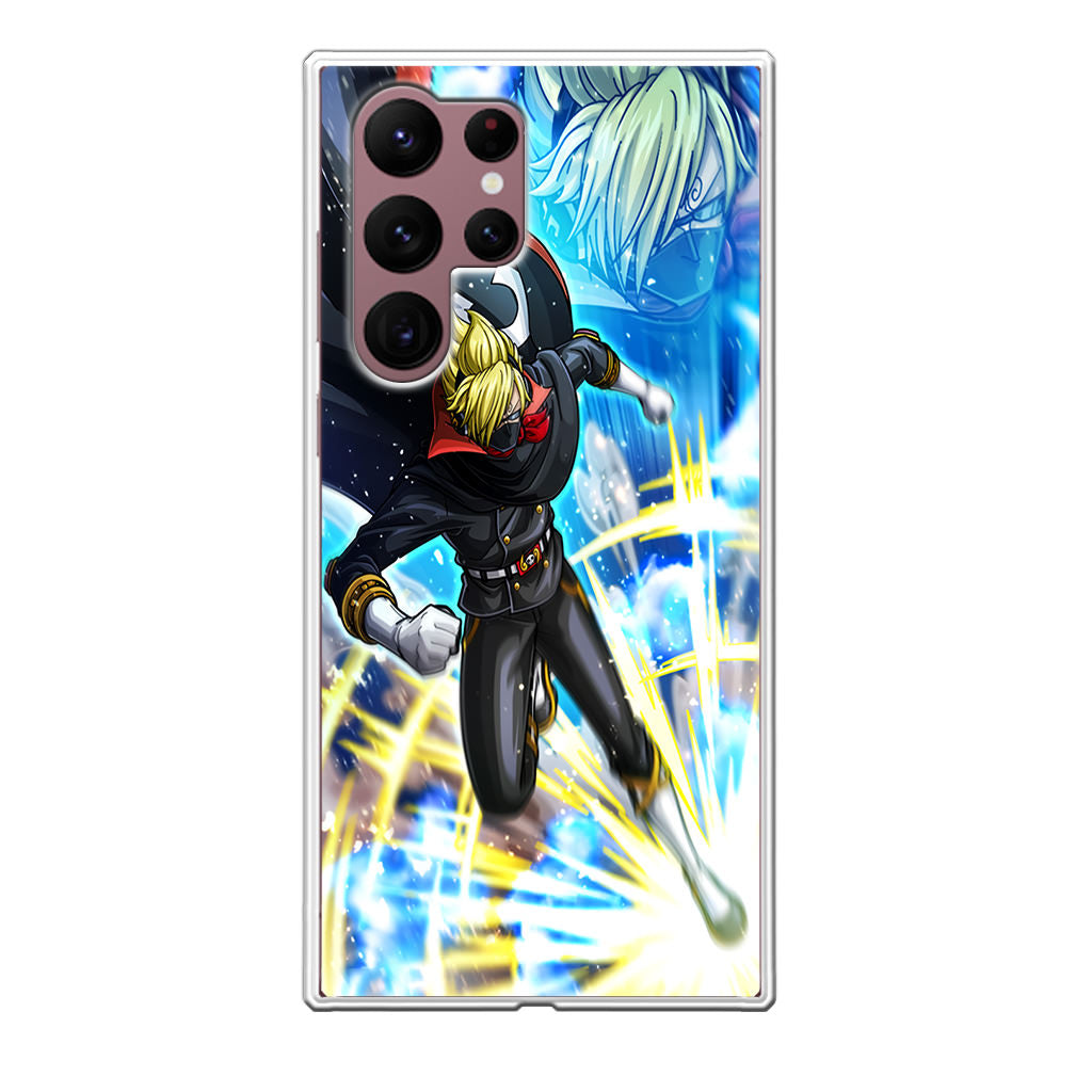 Sanji In Stealth Black Suit Galaxy S22 Ultra 5G Case