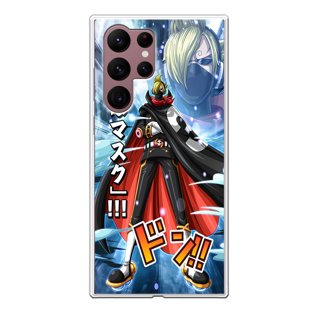 Stealth Black Sanji Galaxy S22 Ultra 5G Case