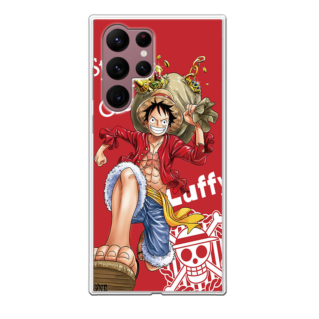 Straw Hat Monkey D Luffy Galaxy S22 Ultra 5G Case