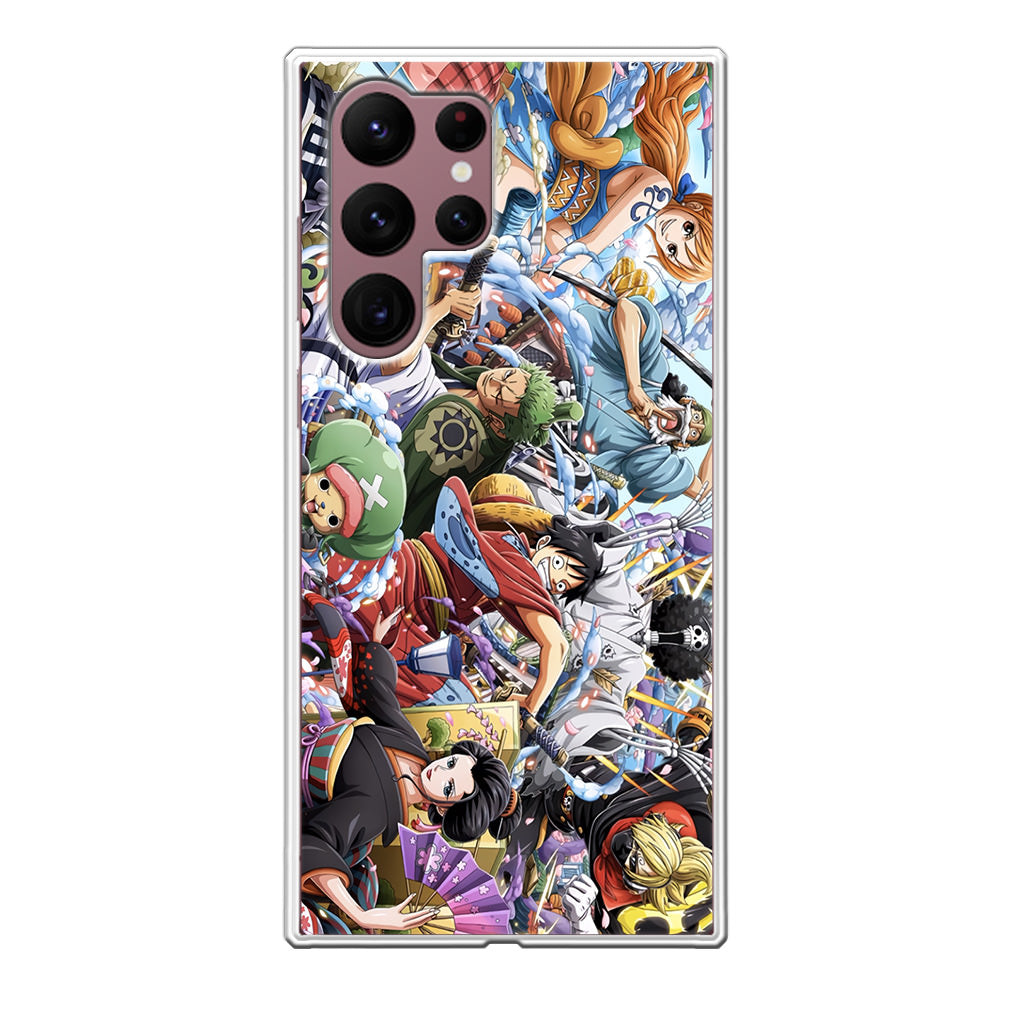 Straw Hat Pirates Arc Wano Galaxy S22 Ultra 5G Case