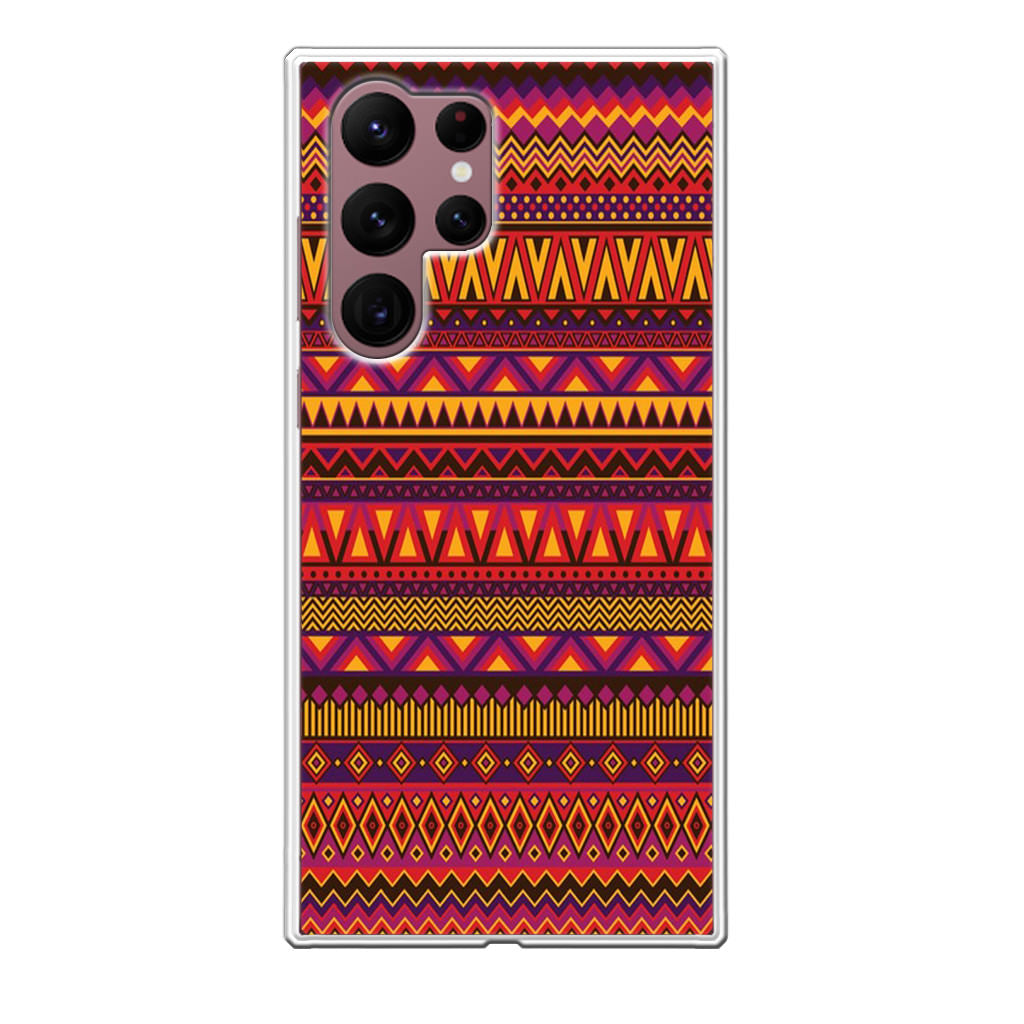 African Aztec Pattern Galaxy S22 Ultra 5G Case