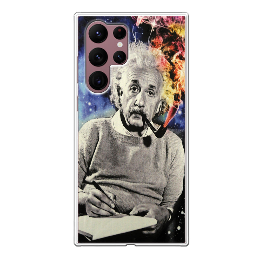 Albert Einstein Smoking Galaxy S22 Ultra 5G Case
