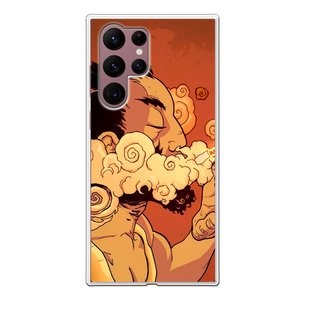 Artistic Psychedelic Smoke Galaxy S22 Ultra 5G Case