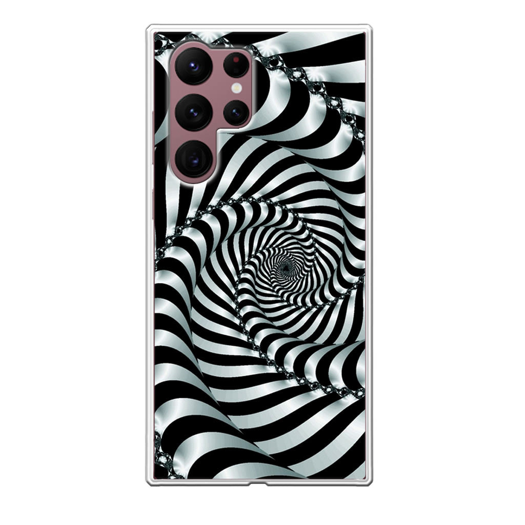 Artistic Spiral 3D Galaxy S22 Ultra 5G Case