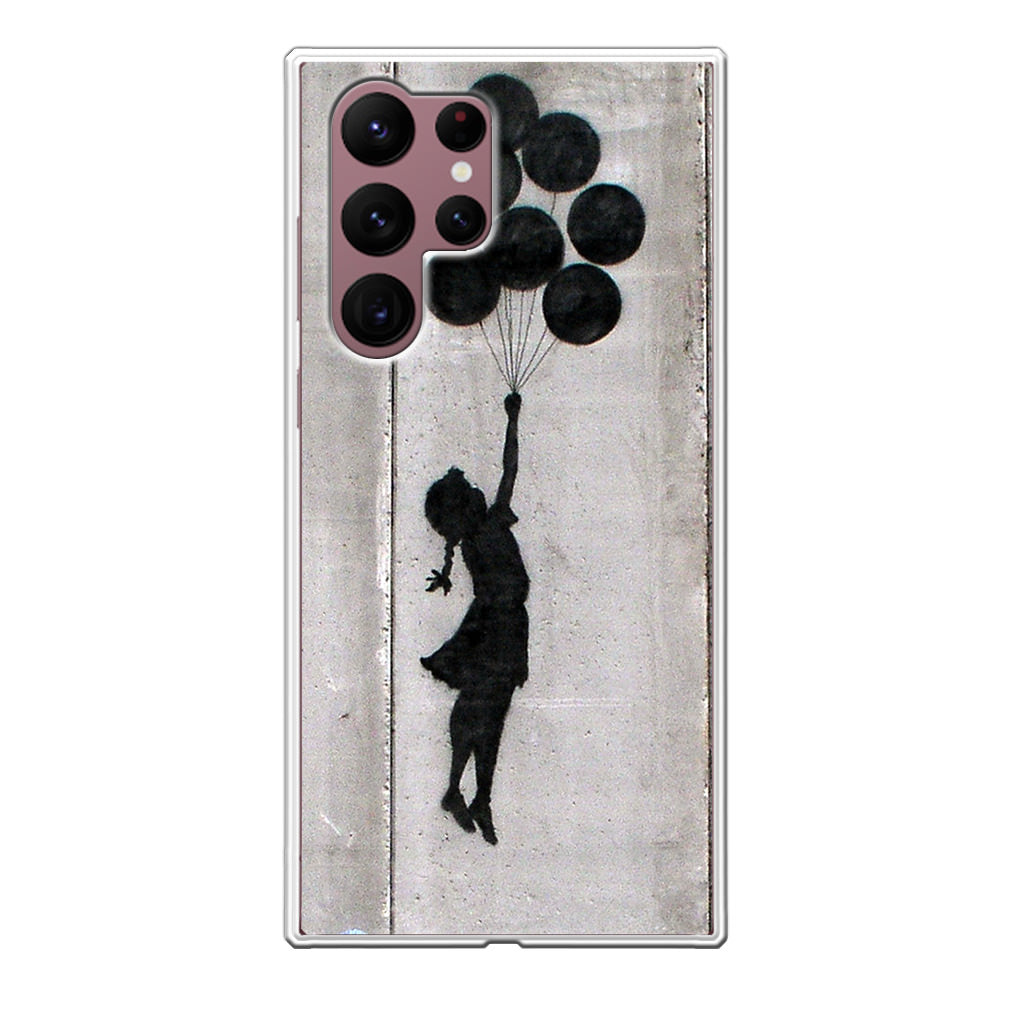 Banksy Girl With Balloons Galaxy S22 Ultra 5G Case