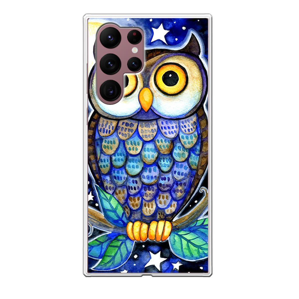 Bedtime Owl Galaxy S22 Ultra 5G Case