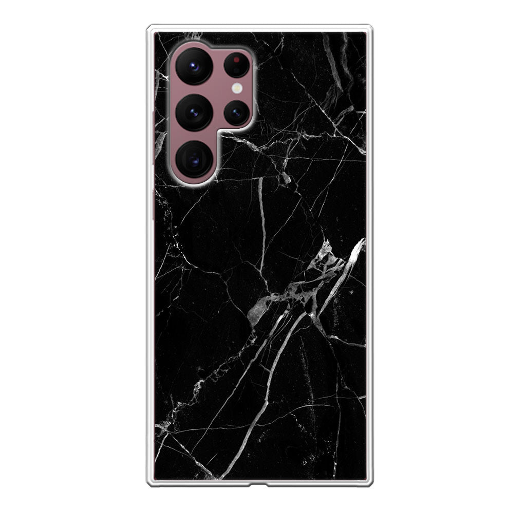 Black Marble Galaxy S22 Ultra 5G Case