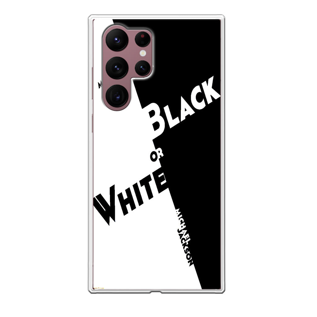 Black Or White Michael Jackson Galaxy S22 Ultra 5G Case