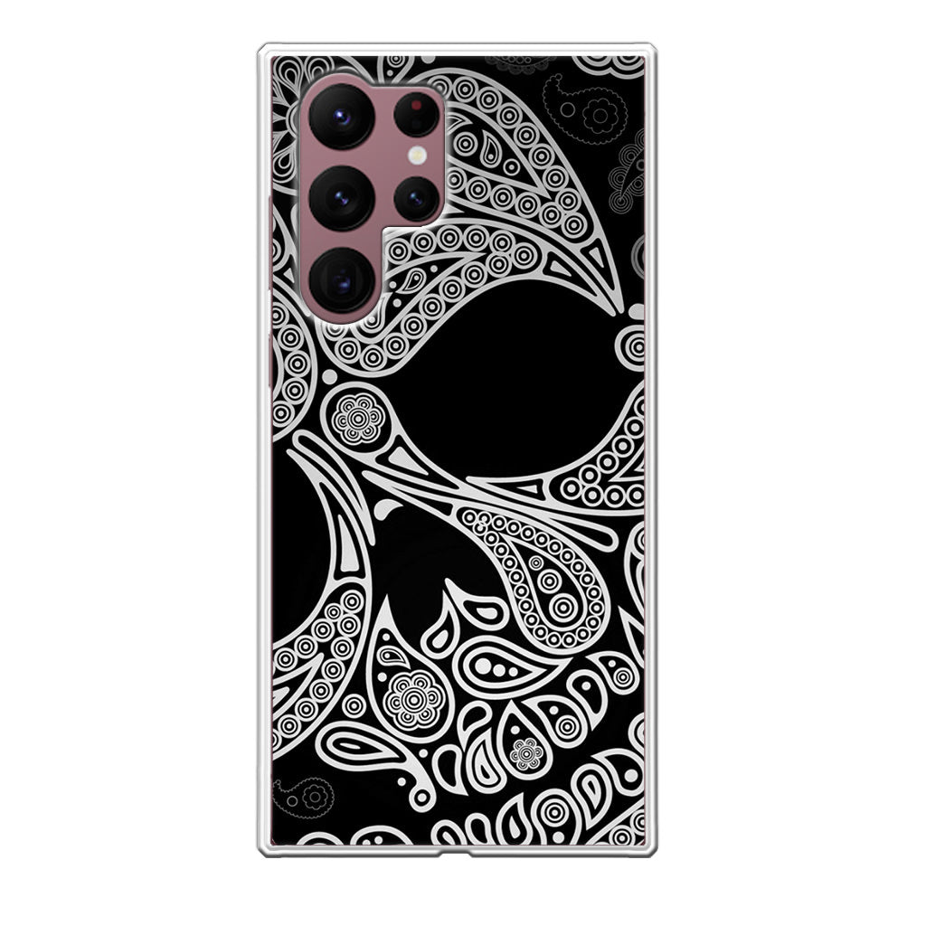 Black Skull Galaxy S22 Ultra 5G Case