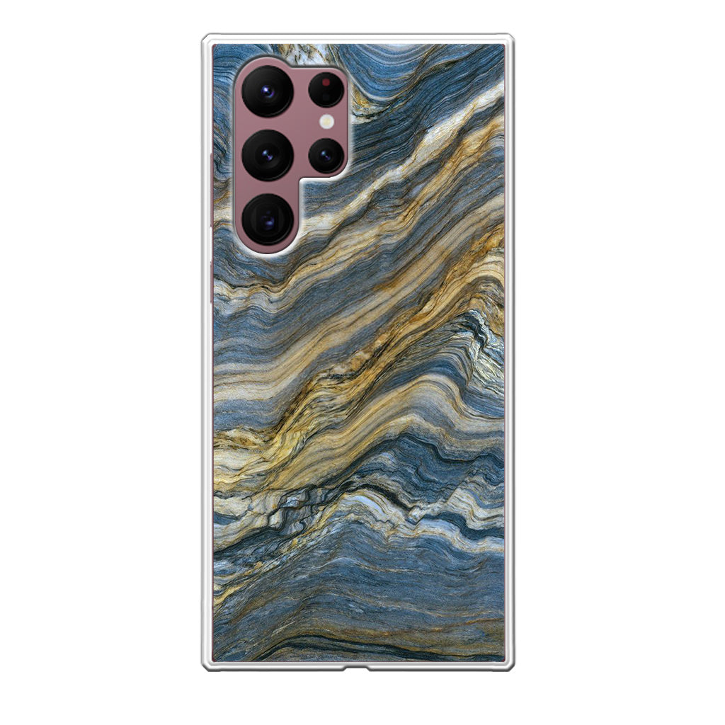 Blue Wave Marble Galaxy S22 Ultra 5G Case