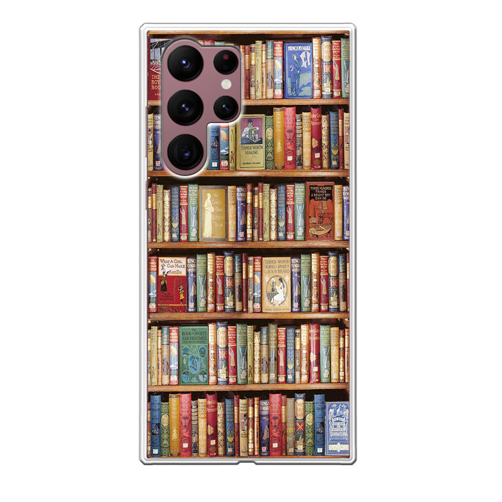 Bookshelf Library Galaxy S22 Ultra 5G Case