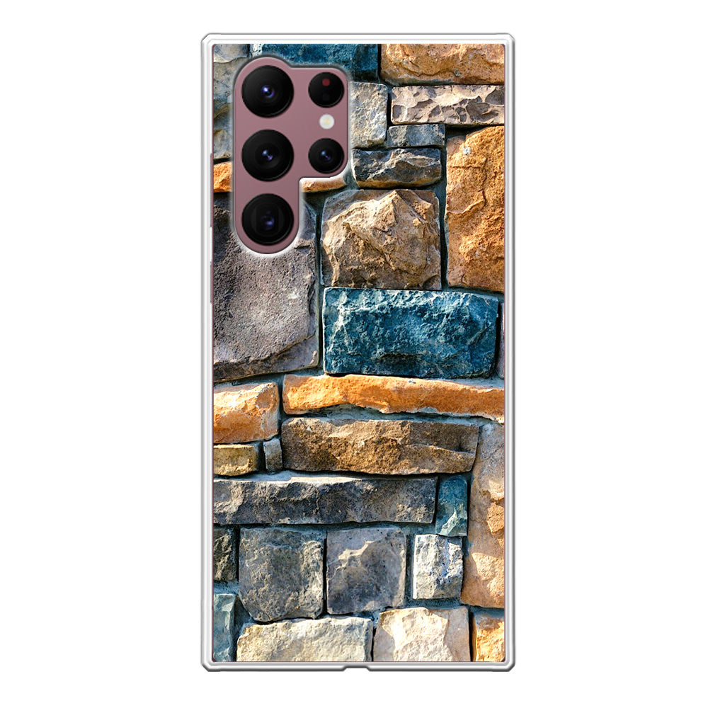 Colored Stone Piles Galaxy S22 Ultra 5G Case