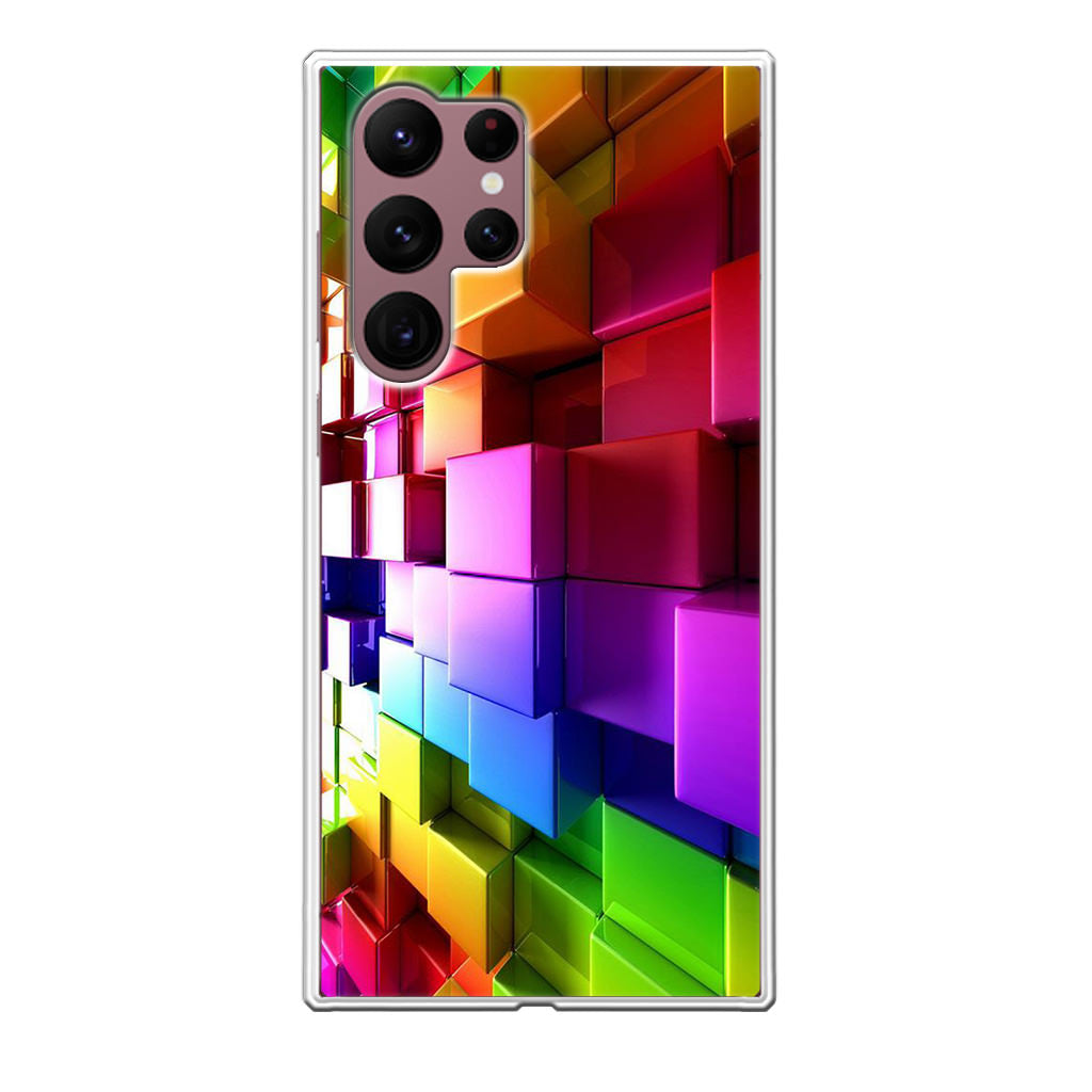 Colorful Cubes Galaxy S22 Ultra 5G Case