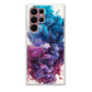 Colorful Dust Art on White Galaxy S22 Ultra 5G Case