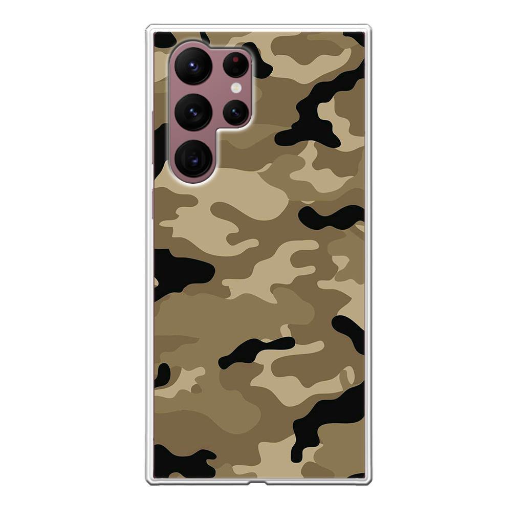 Desert Military Camo Galaxy S22 Ultra 5G Case