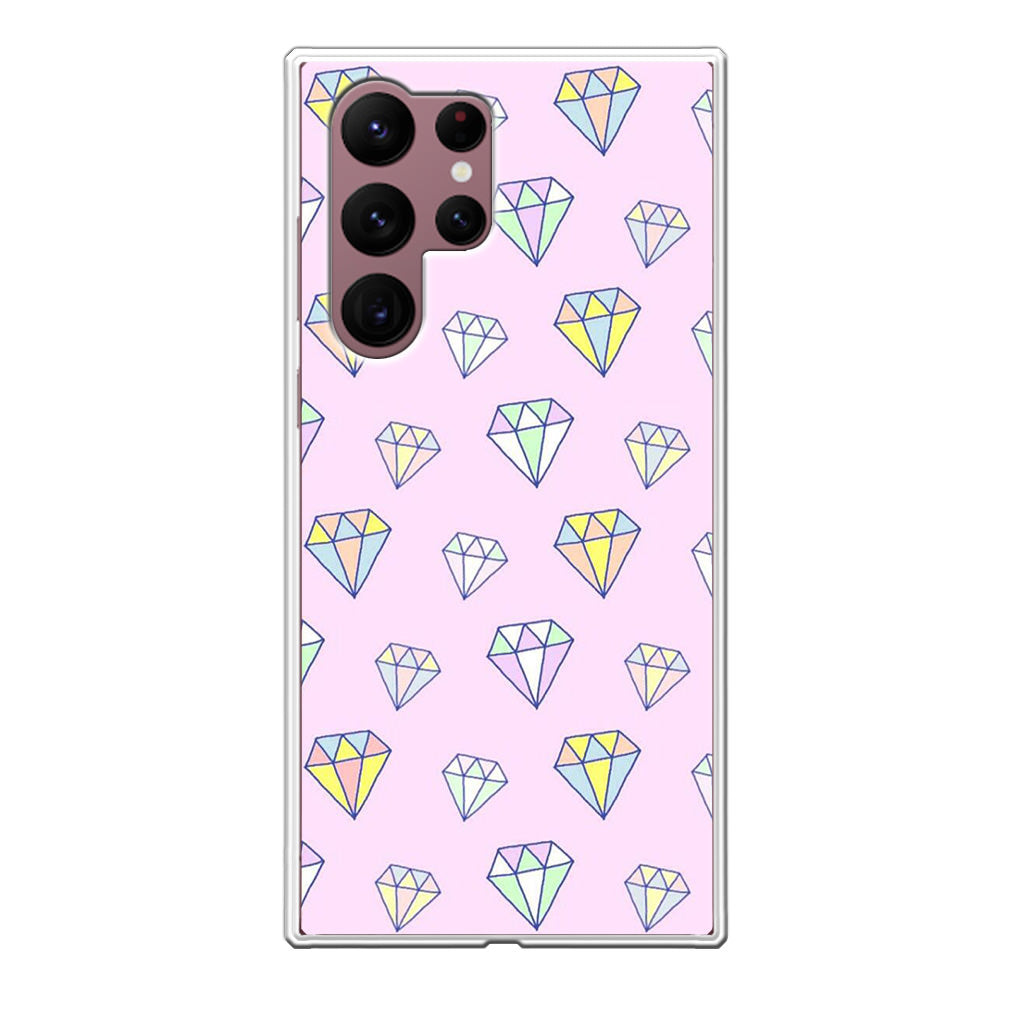 Diamonds Pattern Galaxy S22 Ultra 5G Case