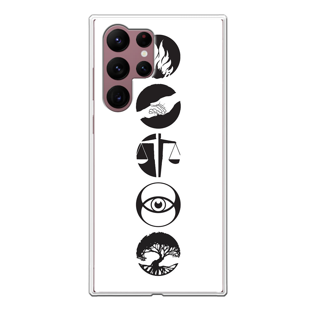 Divergent Factions Galaxy S22 Ultra 5G Case