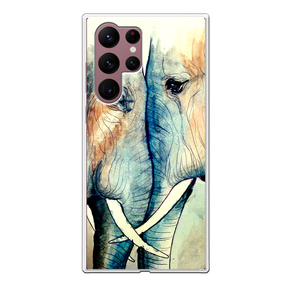 Elephants Sadness Galaxy S22 Ultra 5G Case