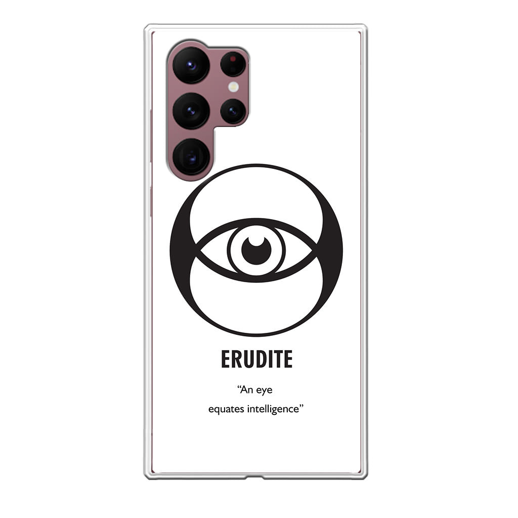 Erudite Divergent Faction Galaxy S22 Ultra 5G Case