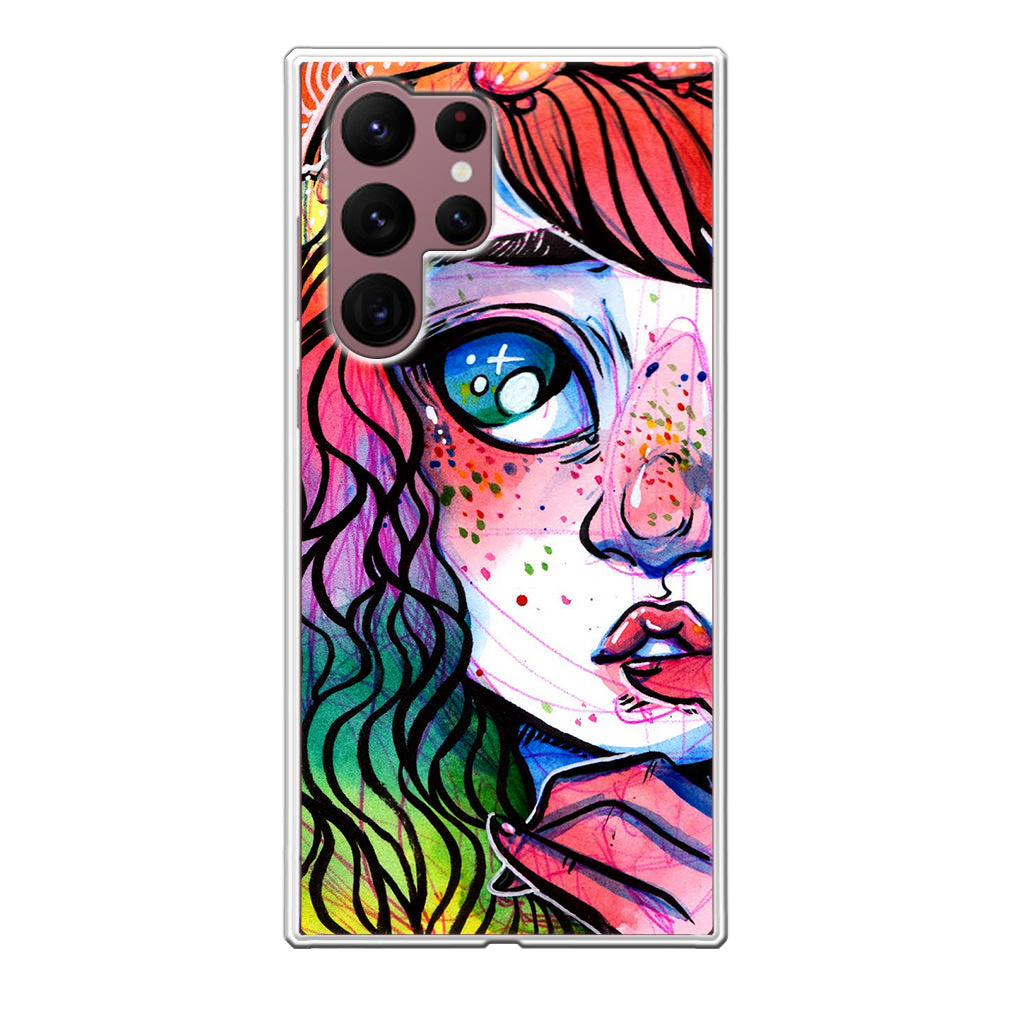 Eyes And Braids Galaxy S22 Ultra 5G Case