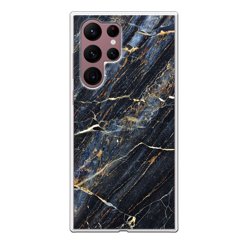 Golden Black Marble Galaxy S22 Ultra 5G Case