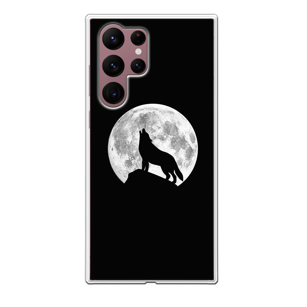 Howling Night Wolves Galaxy S22 Ultra 5G Case