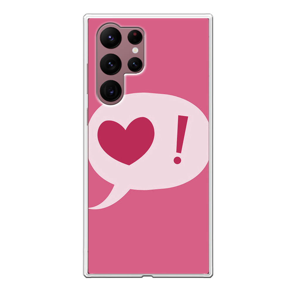 Love Pink Galaxy S22 Ultra 5G Case